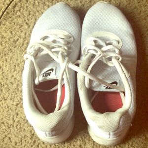 All white Nike’s for $35